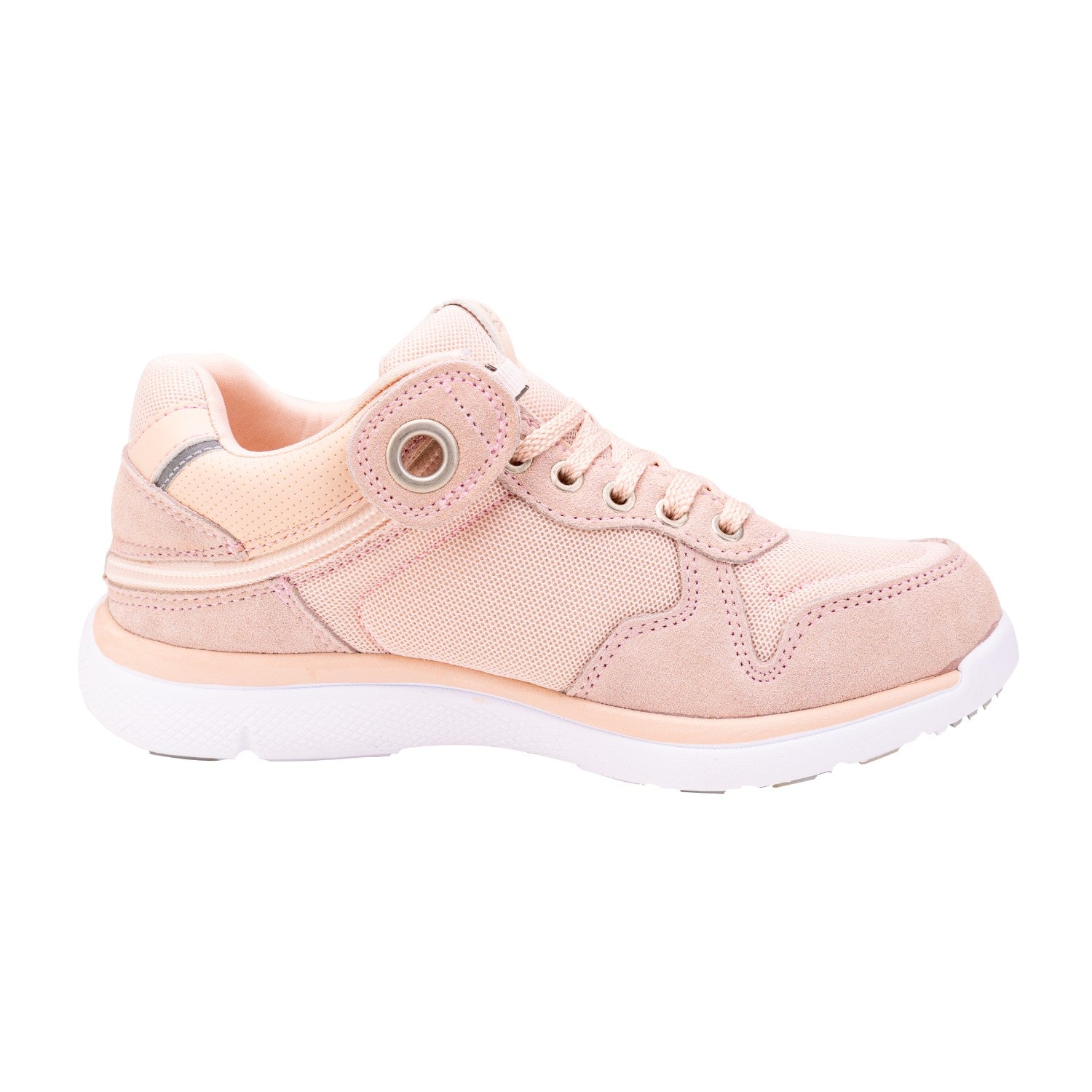 Friendly Shoes Women's Excursion Mid Top - Peach - Other Side View