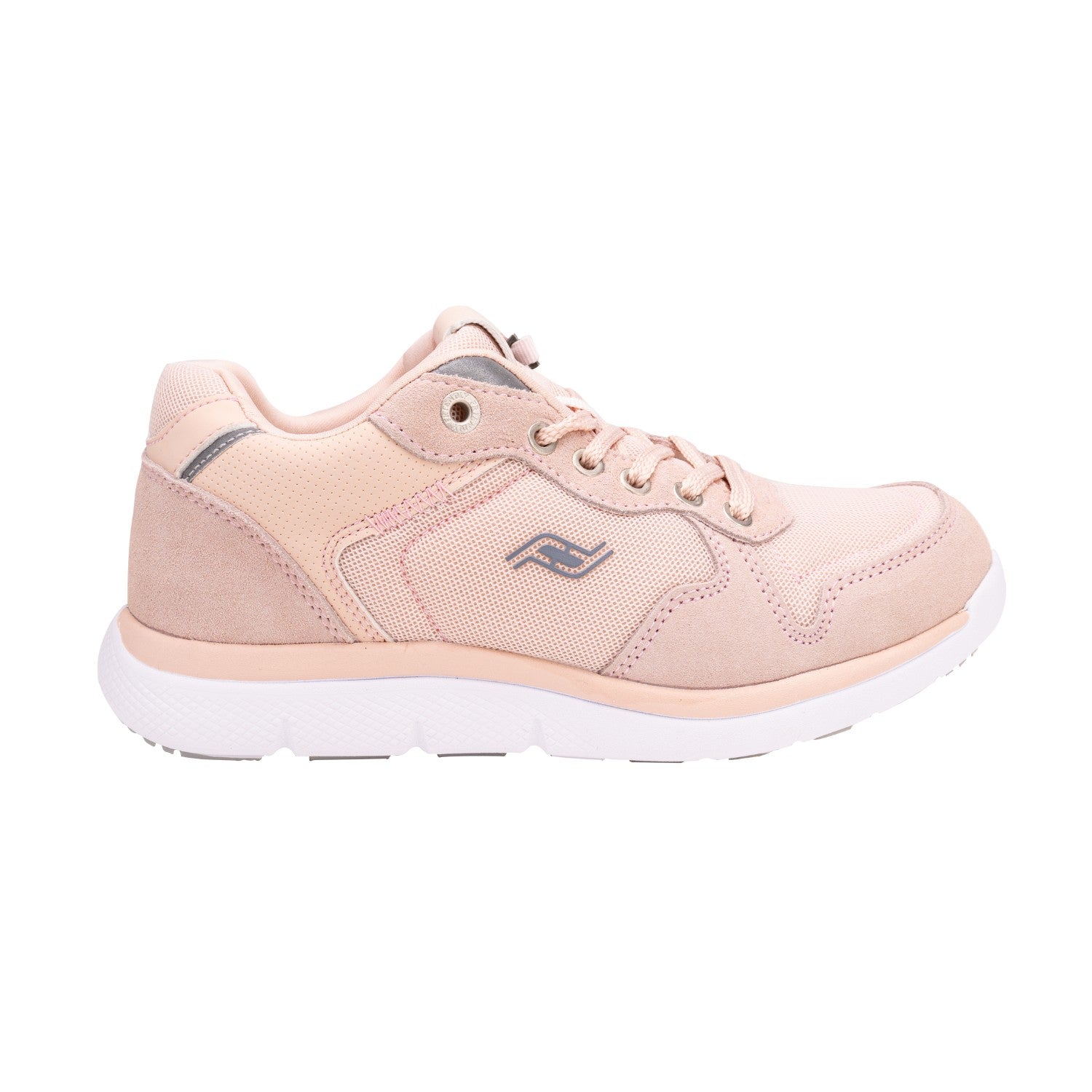 Friendly Shoes Women's Excursion Mid Top - Peach - Side View