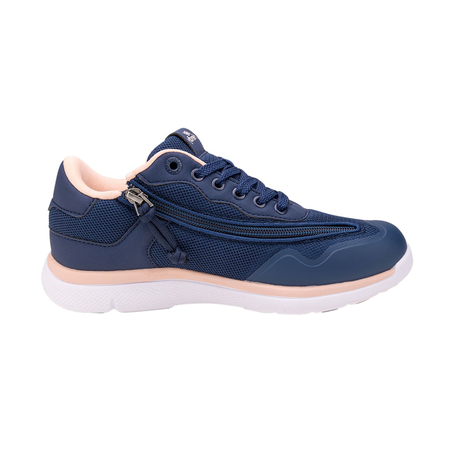 Friendly Shoes Women's Voyage - Navy Blue / Peach - Other Side View