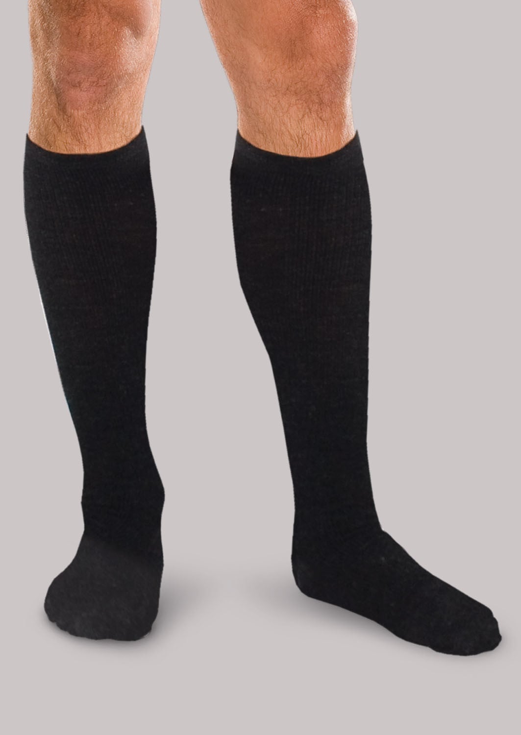 Core-Spun 20-30 mmHg Knee High Compression Socks - Black