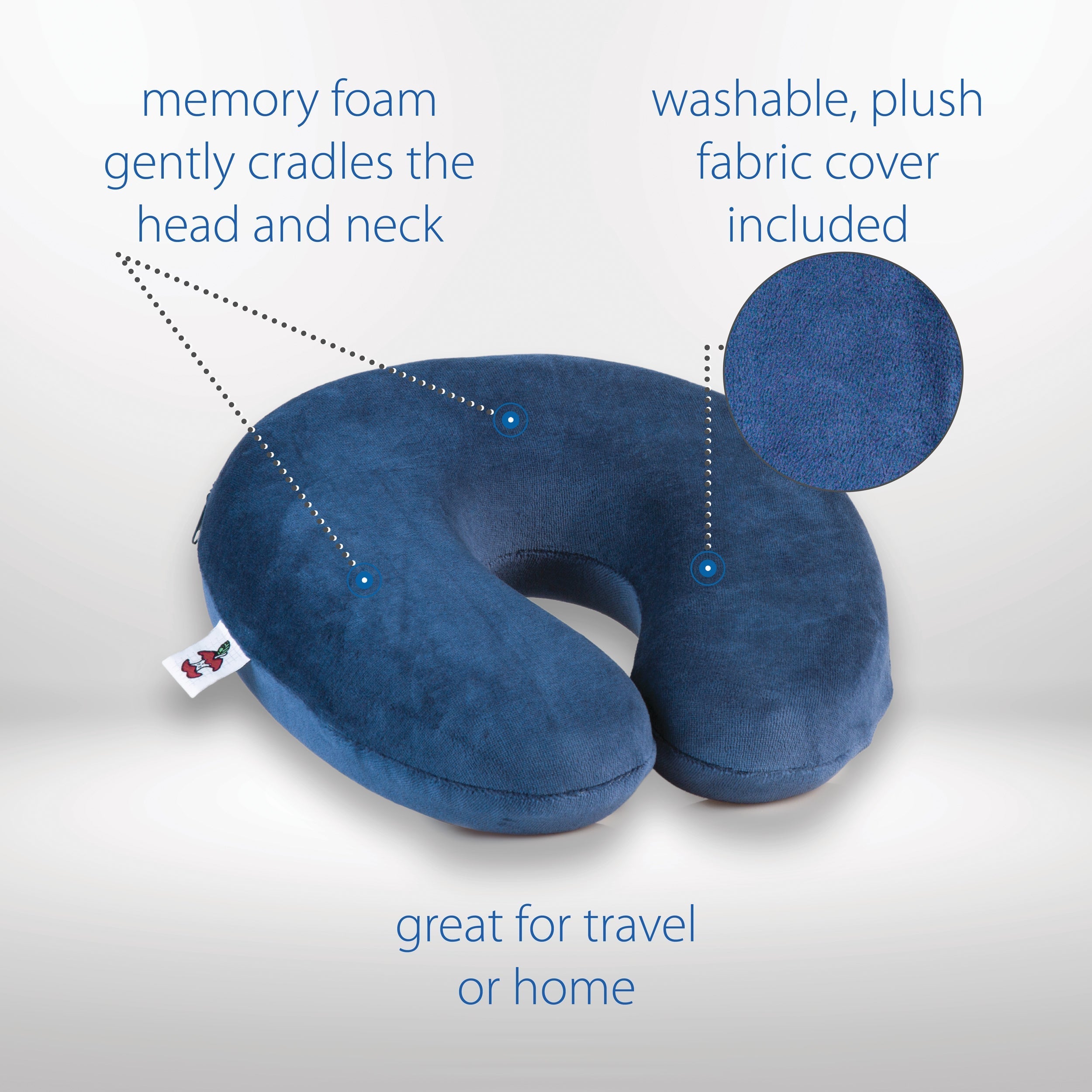 Core Memory Foam Travel Neck Pillow - Manufacturer feature view