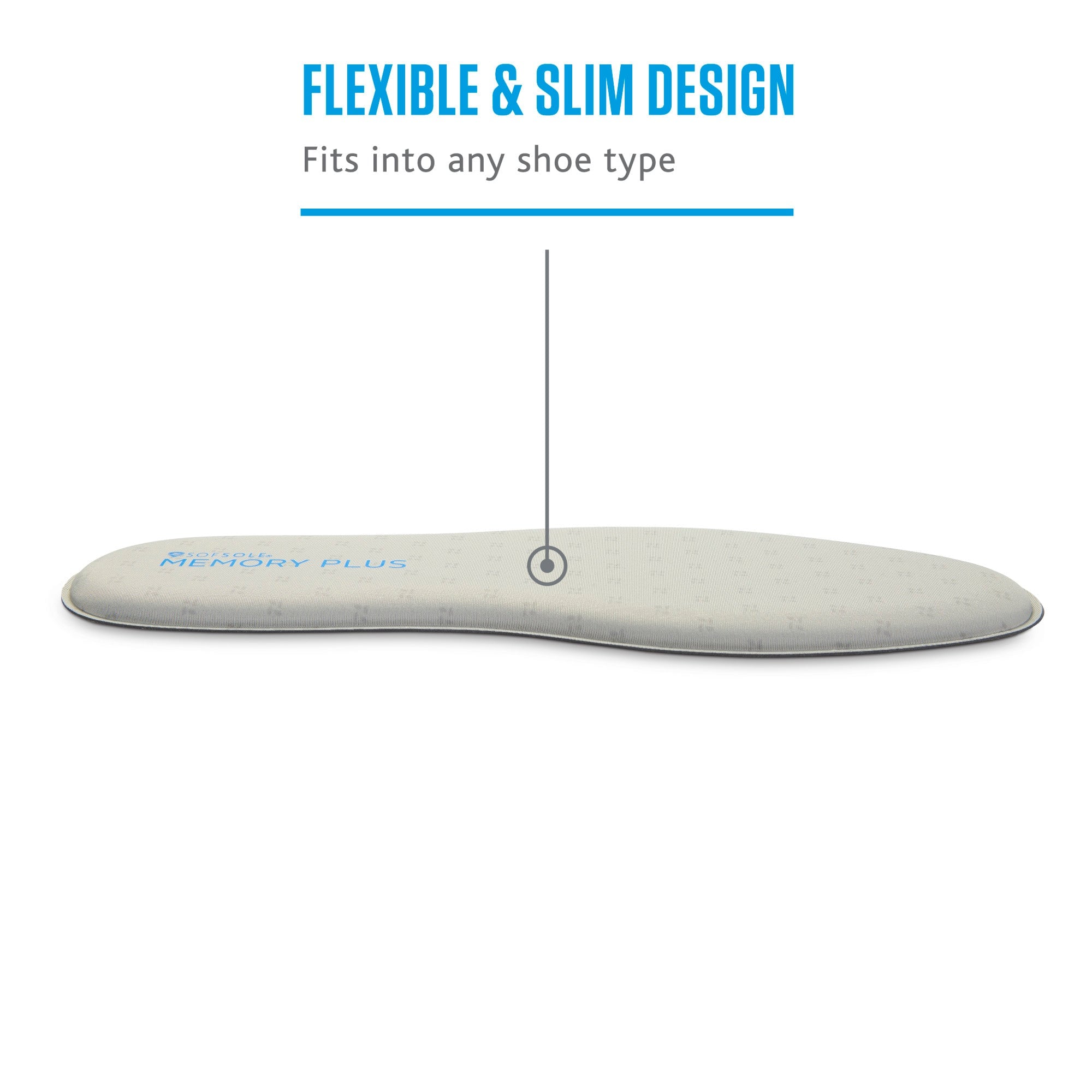 Sof Sole Memory Plus Womens Insoles - 2 Pairs - Original pair shown