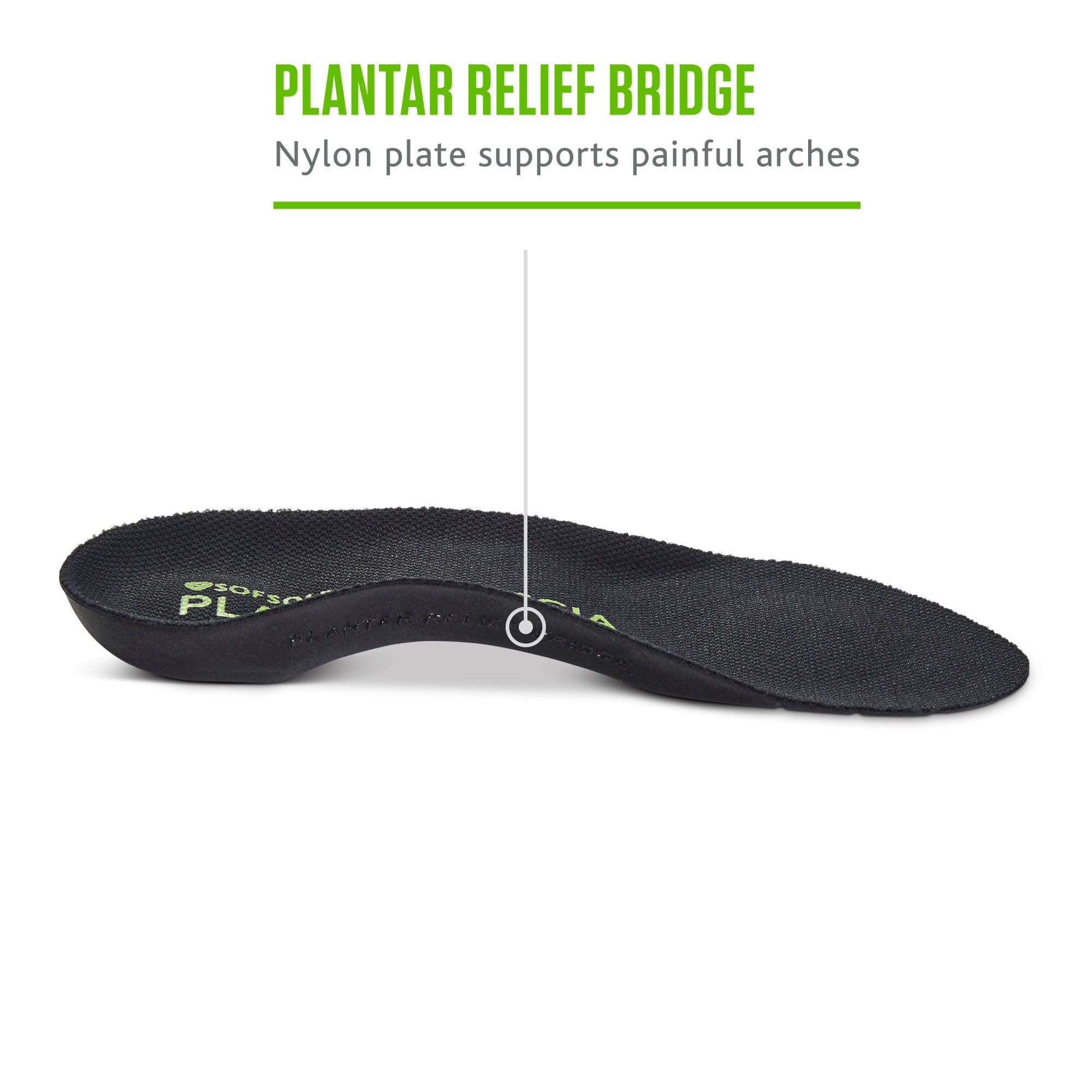 Sof Sole Plantar Fascia Insoles - 2 Pairs - Original pair shown