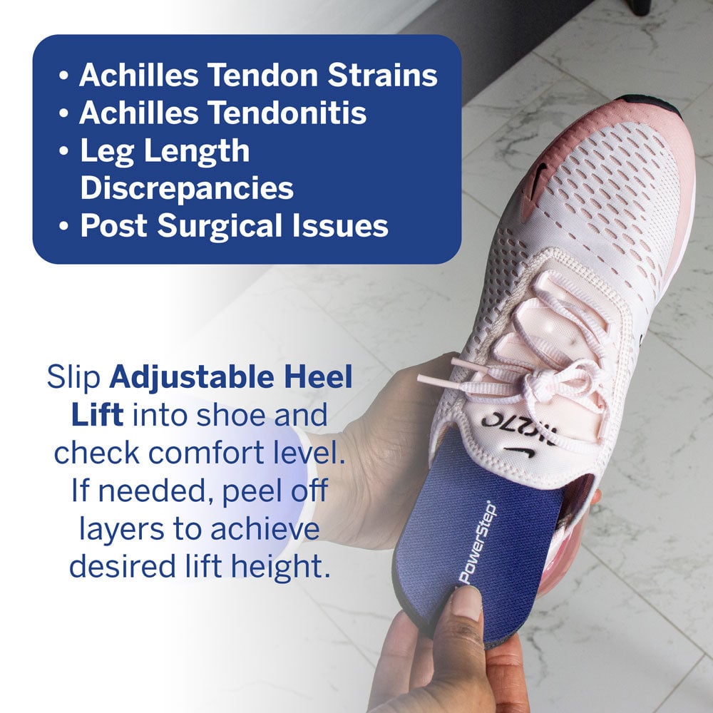 PowerStep Adjustable Heel Lifts - 3 Pack - View 5