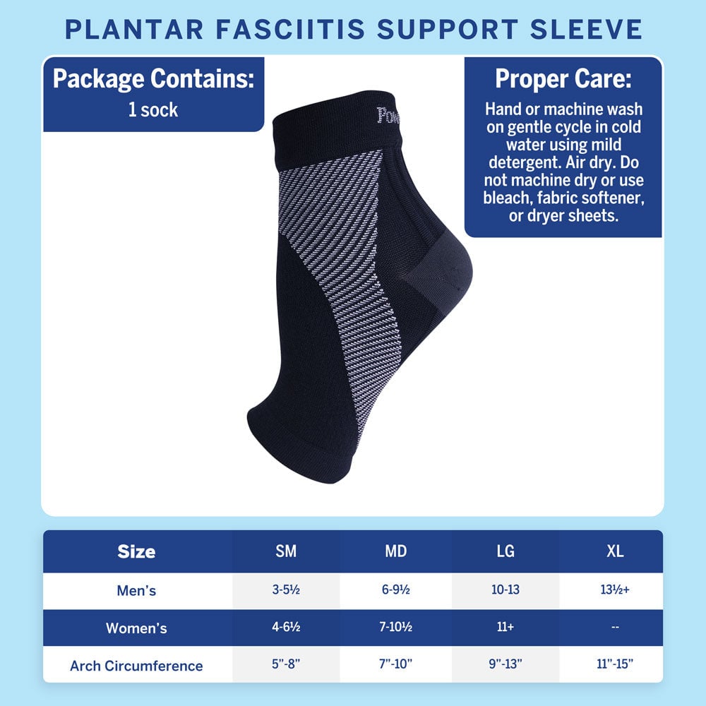 PowerStep Plantar Fasciitis Support Sleeves - 2 Pack - View 2