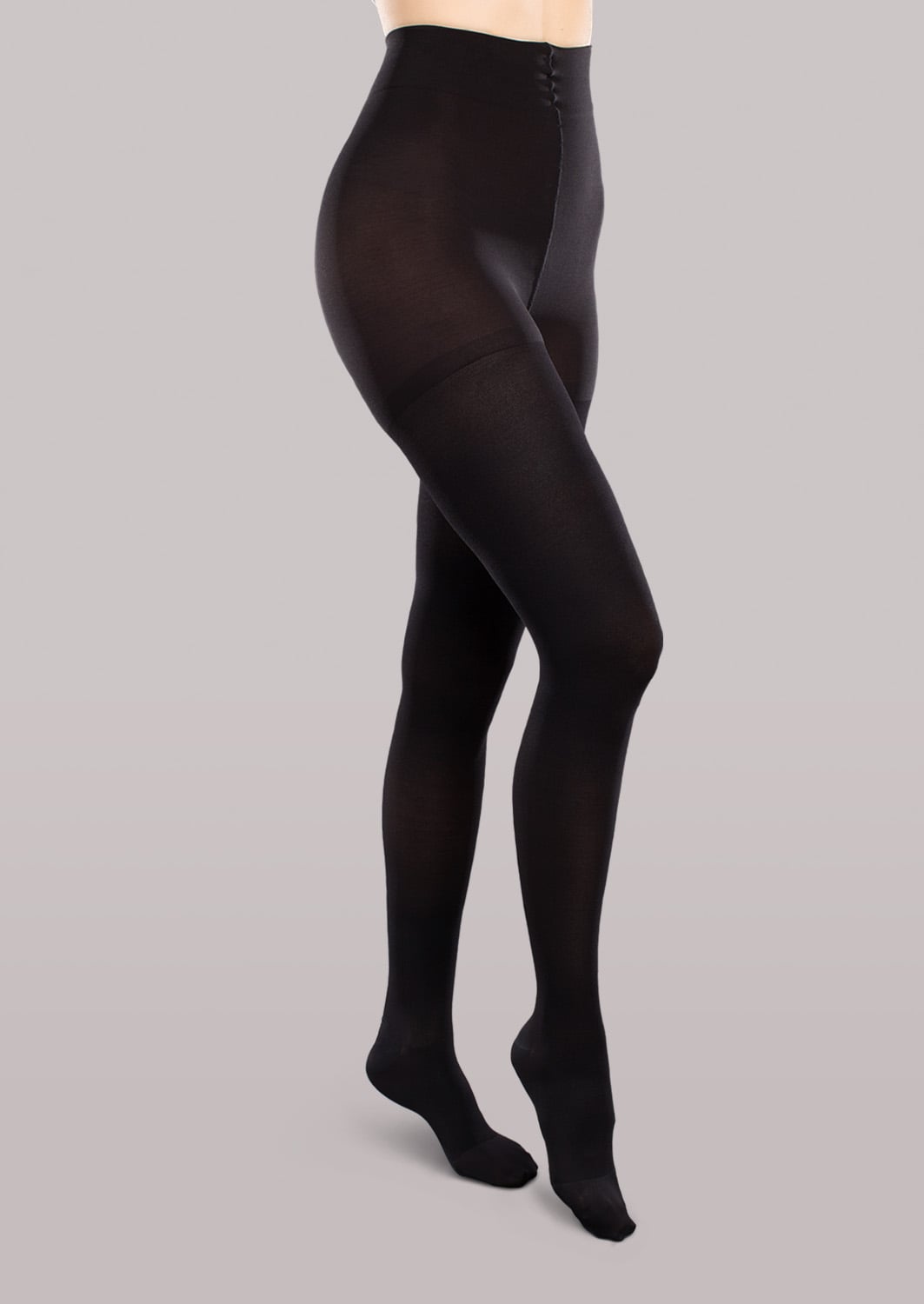 EASE Womens 15-20 mmHg Opaque Pantyhose - Black product view