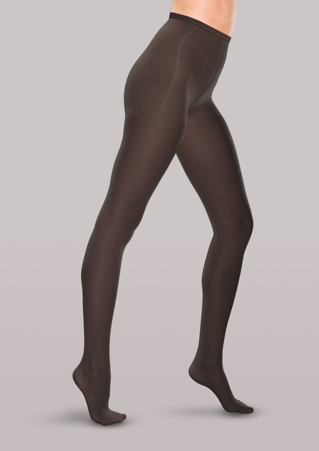 Therafirm Unisex 20-30 mmHg Opaque Pantyhose - Black product view