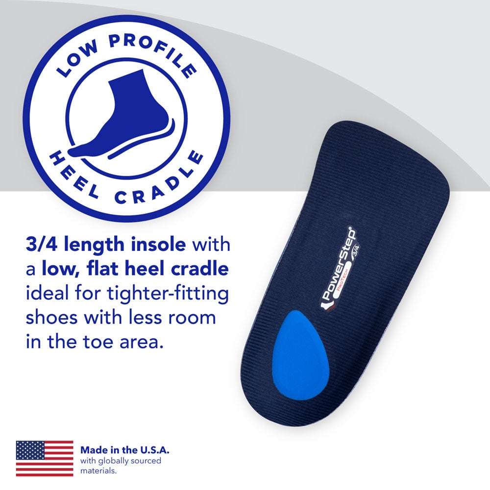 PowerStep protech 3 4 insoles - official manufacturer view 4