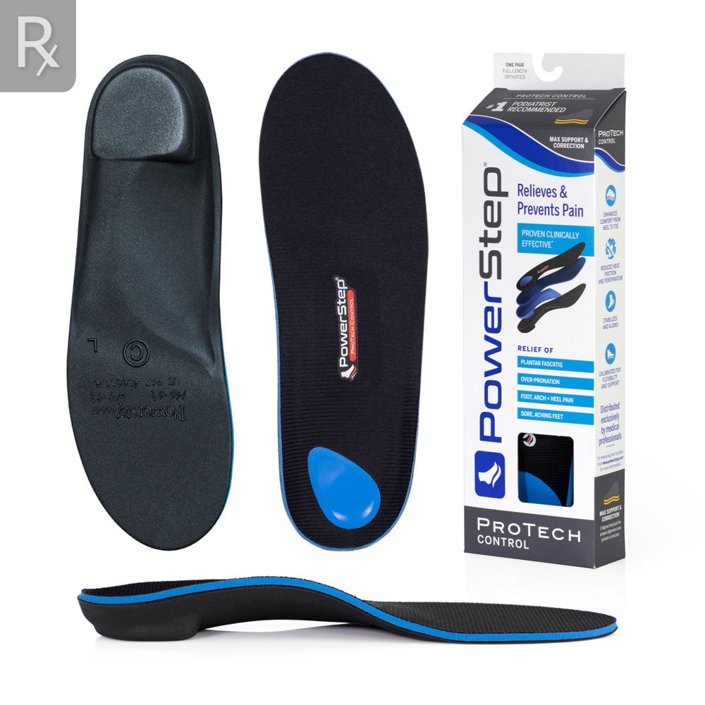 PowerStep protech control insoles - official manufacturer view 1