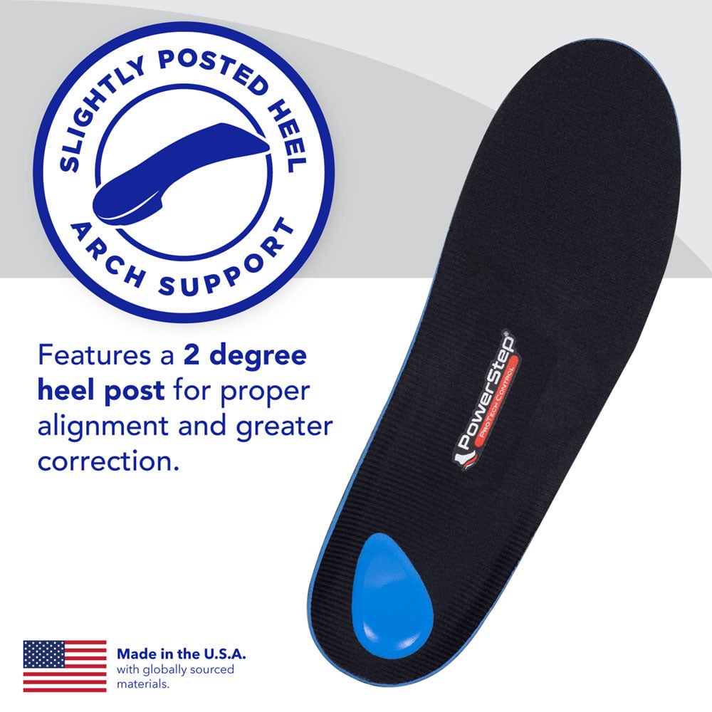 PowerStep protech control insoles - official manufacturer view 4