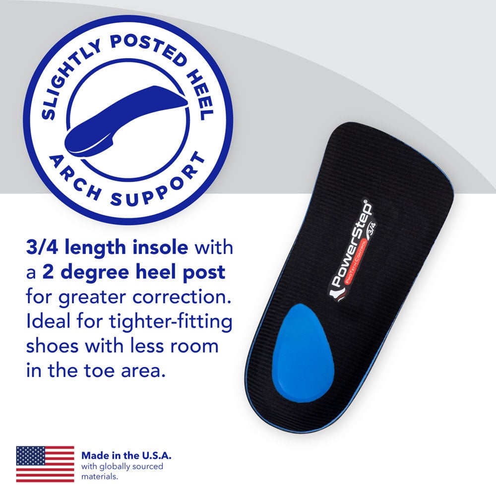 PowerStep ProTech Control 3/4 Length Insoles - product view 4