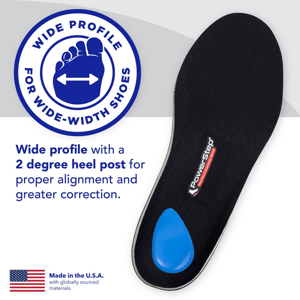 PowerStep ProTech Control Wide Insoles - product view 4