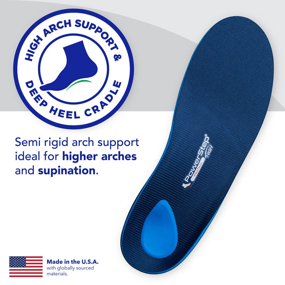 PowerStep ProTech High Arch Insoles - product view 4