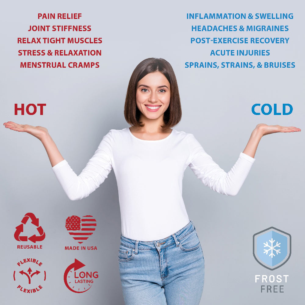 Core Dual Comfort CorPak Medium Hot & Cold Packs - 2 Pack - Blue - Hot and cold applications