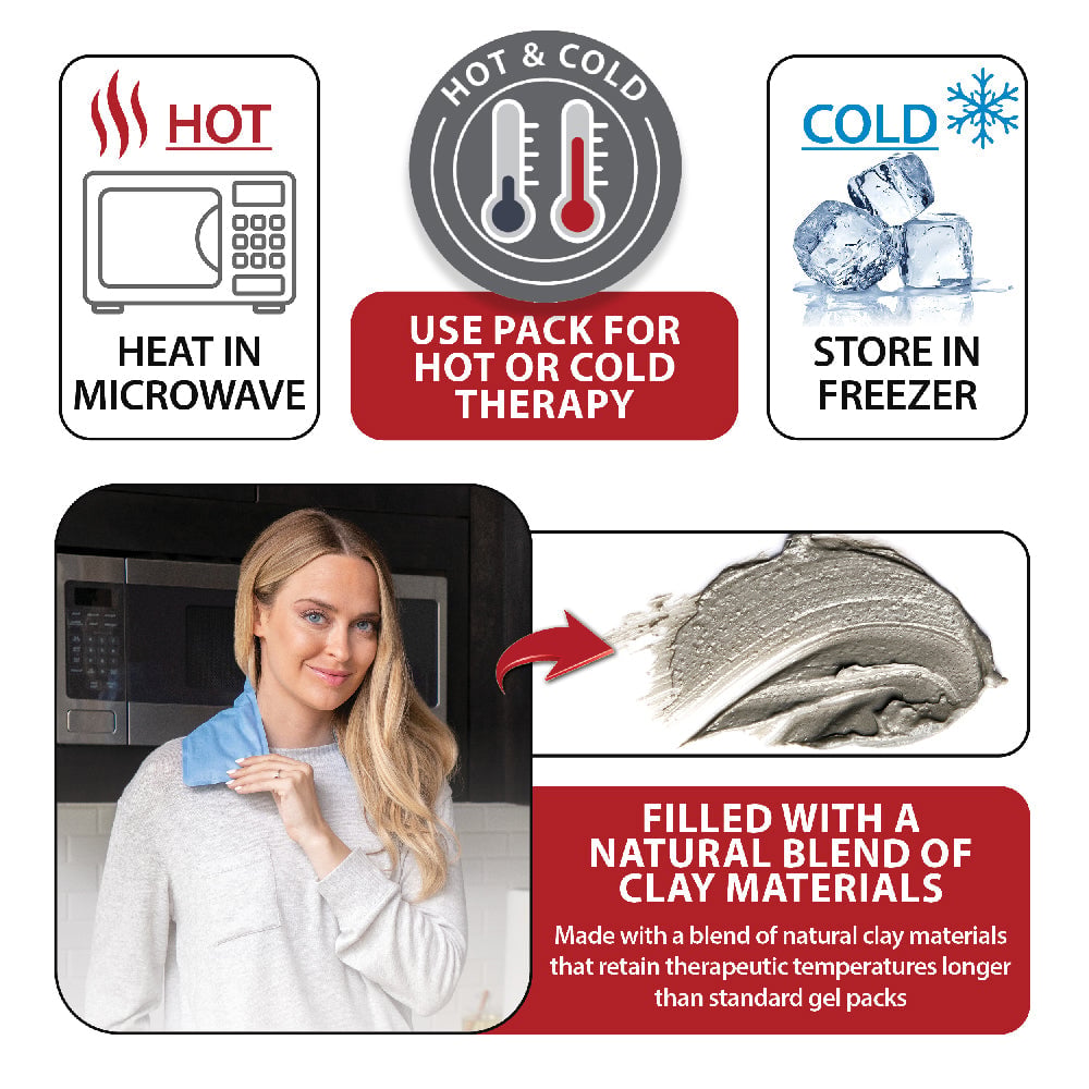Core Soft Comfort CorPak Hot & Cold Packs - 2 Pack - Blue - Hot and cold use