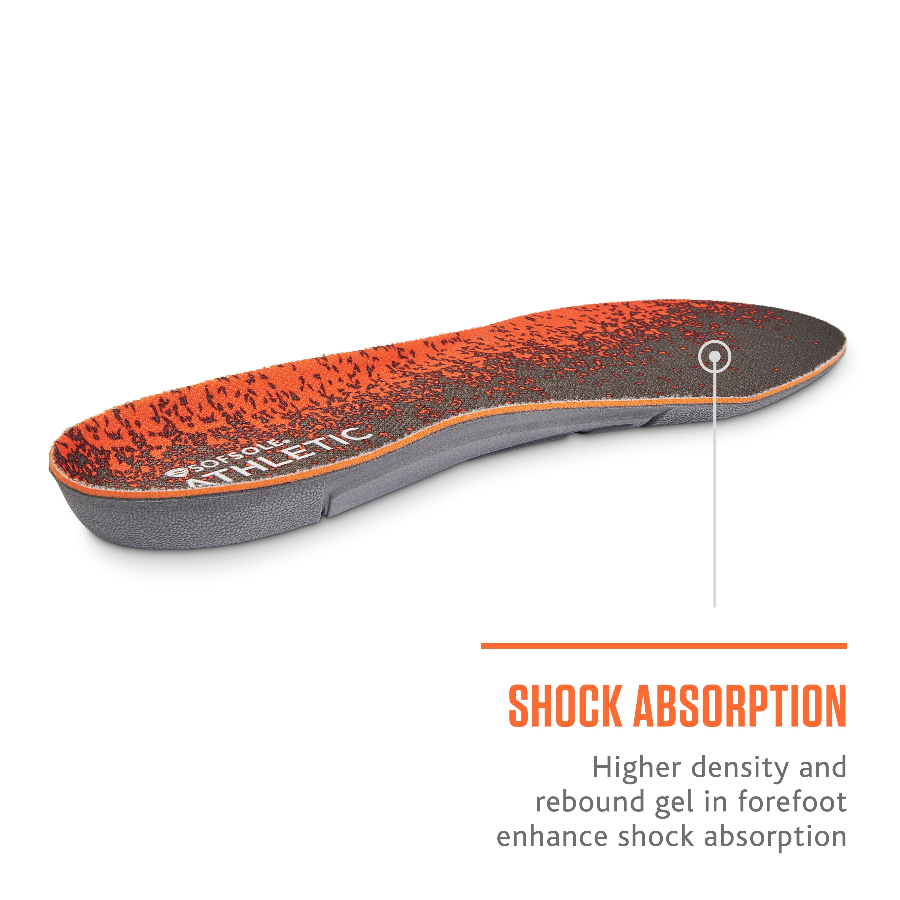 Sof Sole Athletic Insoles - 2 Pairs - Mens - View 3