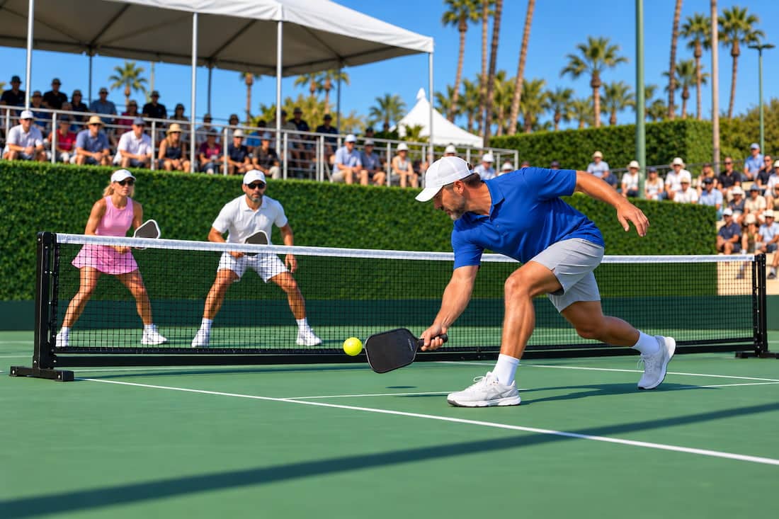 Jox Sox Lifestyle - pickleball on court