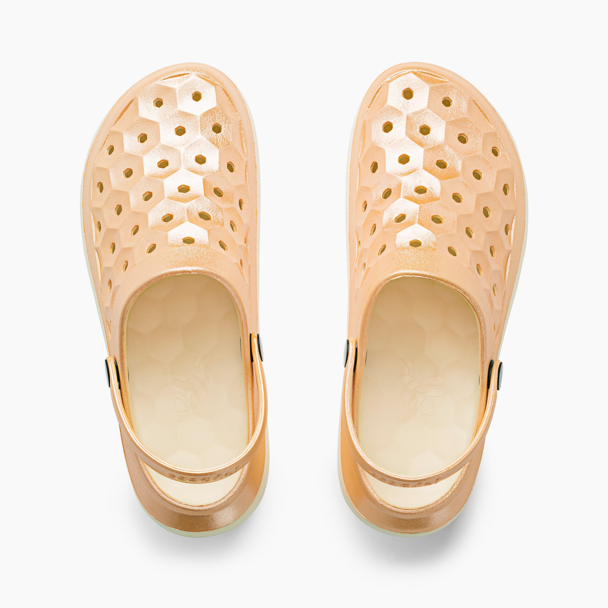 Joybees Men's Varsity Clog - Champagne Glitter - Top