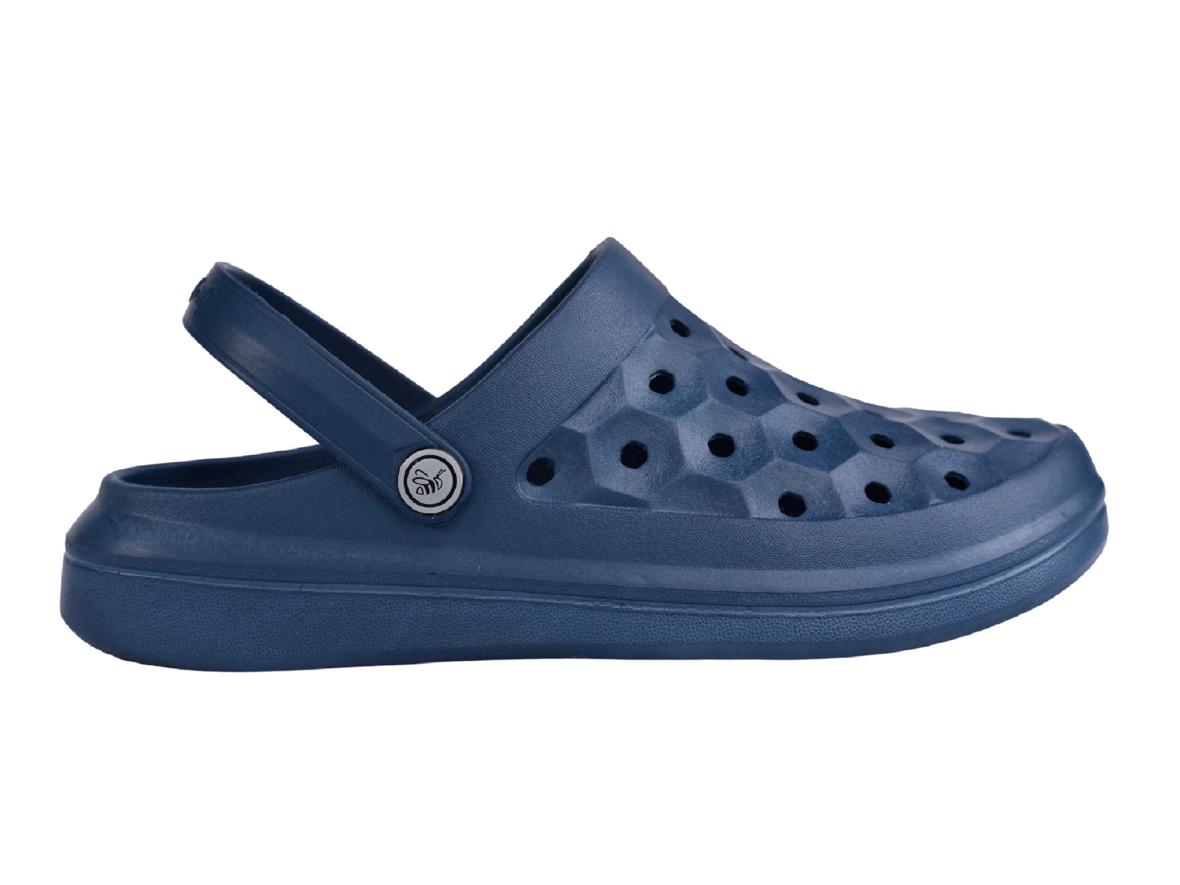 Joybees Varsity Clog - Unisex Comfort Clog - Navy - Side