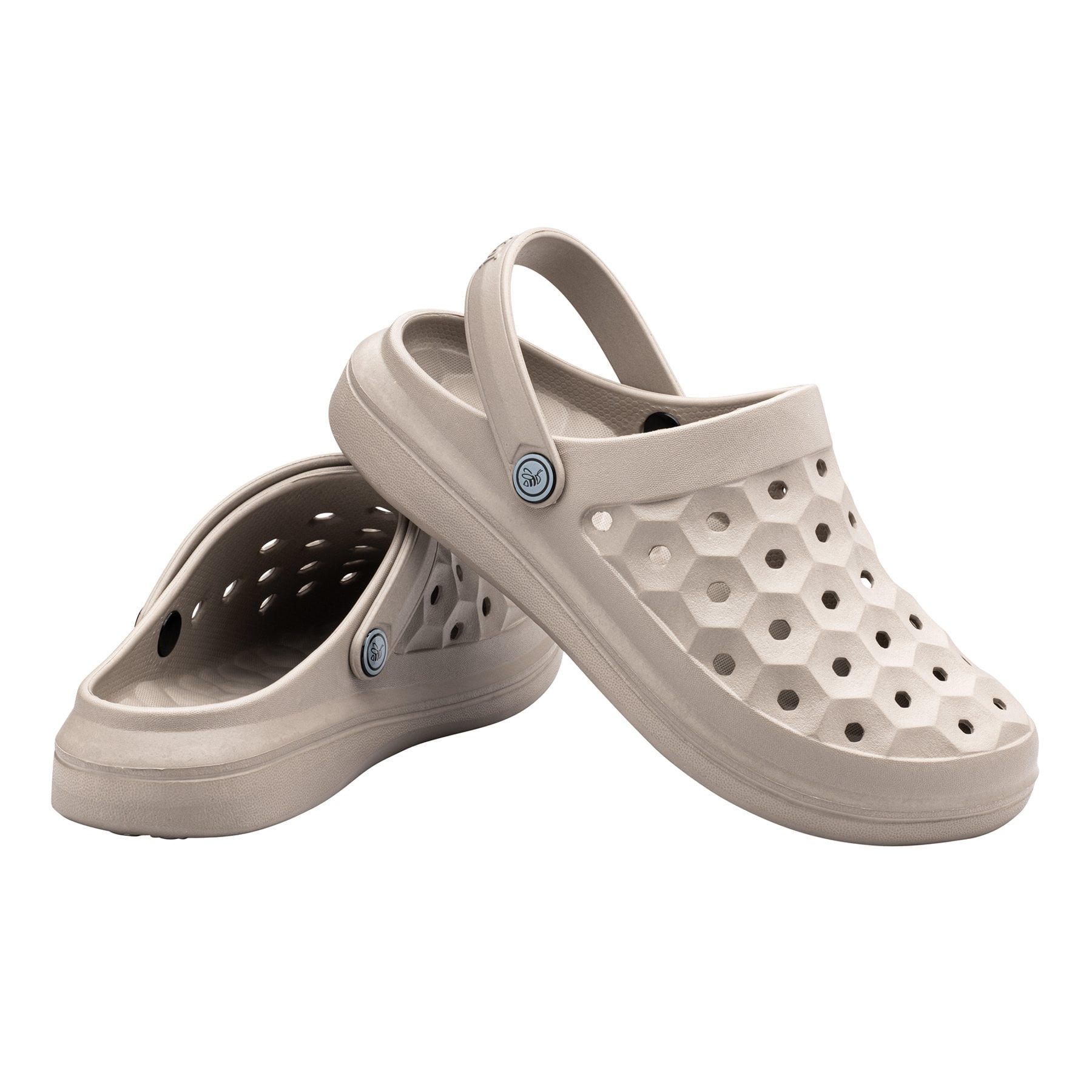Joybees Varsity Clog - Unisex Comfort Clog - Taupe - Pair