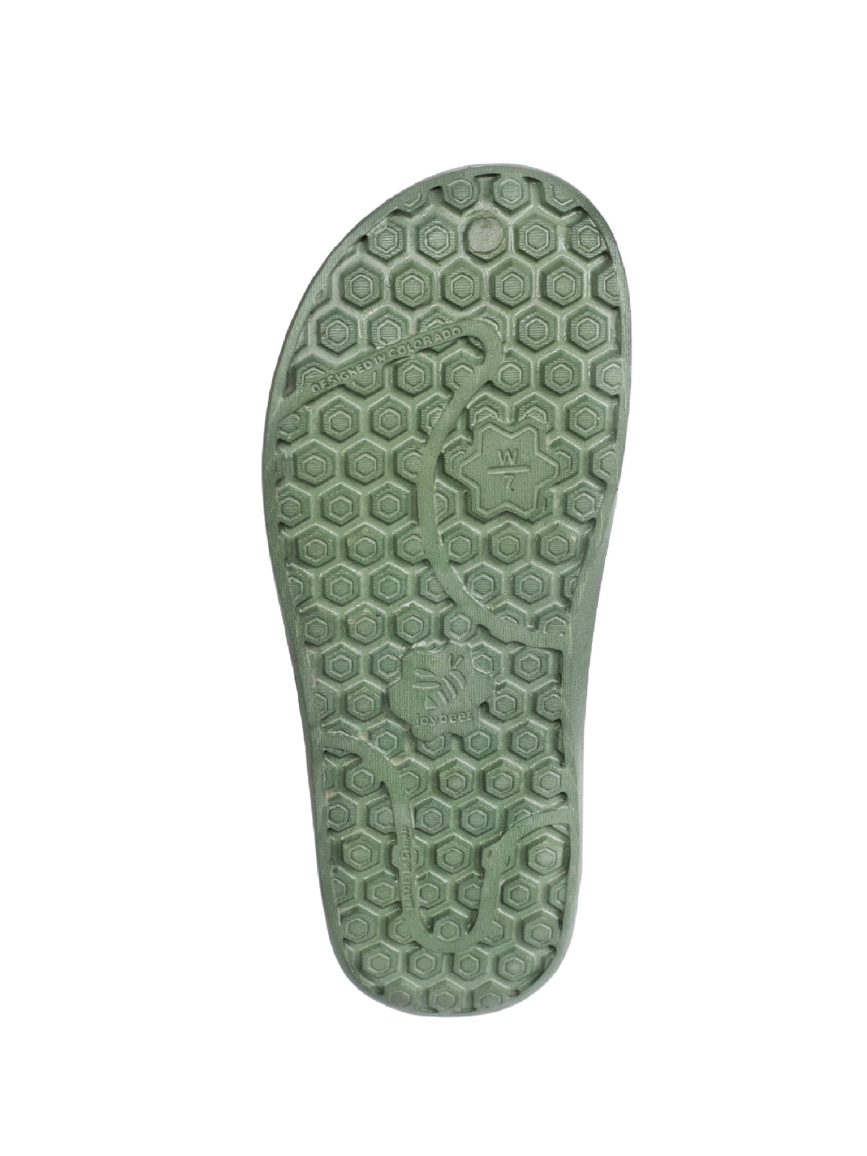 Joybees Varsity Clog - Unisex Comfort Clog - Sage - Bottom