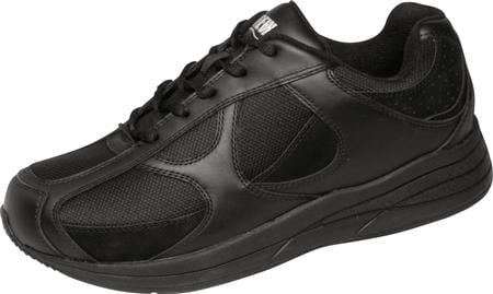 Drew Surge - Black Leather & Nubuck/Black Mesh Mens Athletic Shoes - 40760