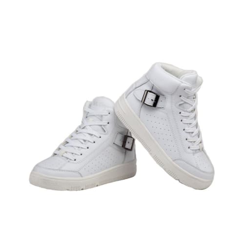 Mt. Emey 2623 White - Children Straight Last Scaphoid-Belt Orthopedic Boots - Shoes