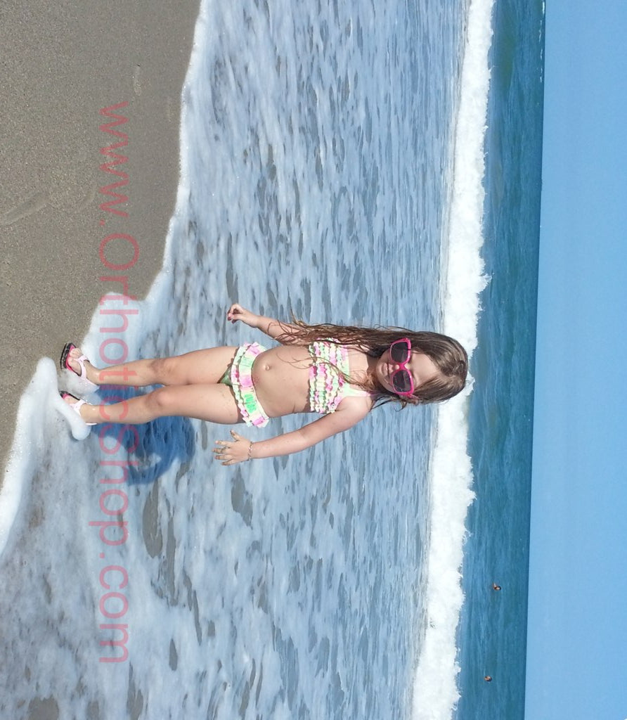 Olukai Kulapa Kai Girl's Sandal - shown on a 3 year old