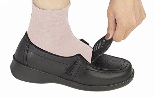 Orthofeet Chelsea - Women's Easy Slip-on Shoes 817 - Black