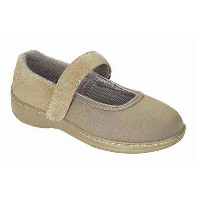 Orthofeet Springfield - Women's Stretchable Mary Janes - Beige