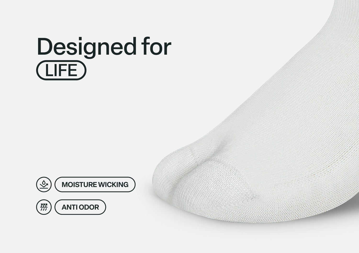 Orthofeet BUNION RELIEF SOCKS REGULAR - White