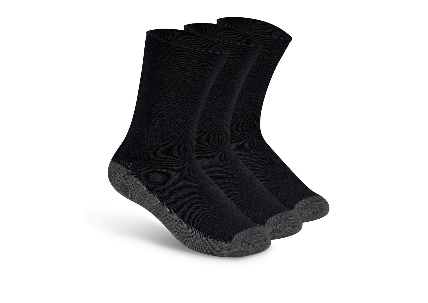 Orthofeet CASUAL DRESS SOCK - Charcoal
