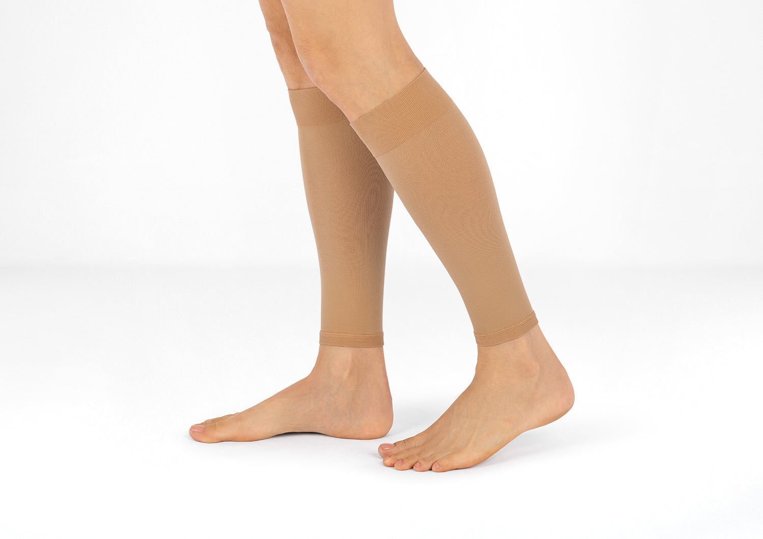 Orthofeet COMPRESSION CALF SLEEVE WIDE 15 20 MMHG - One Color