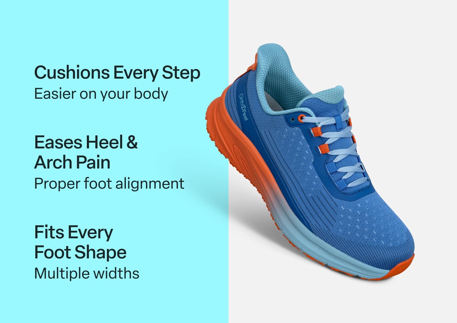 Orthofeet DASH - Blue/orange