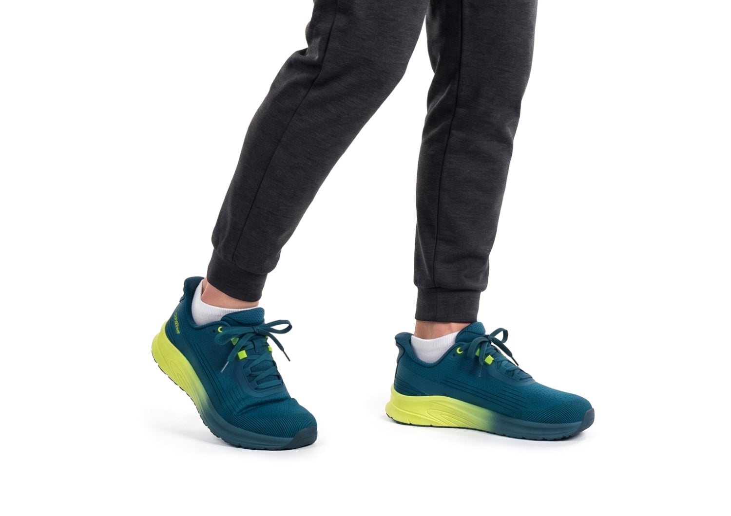 Orthofeet DASH - Deep Sea Green/ Yellow