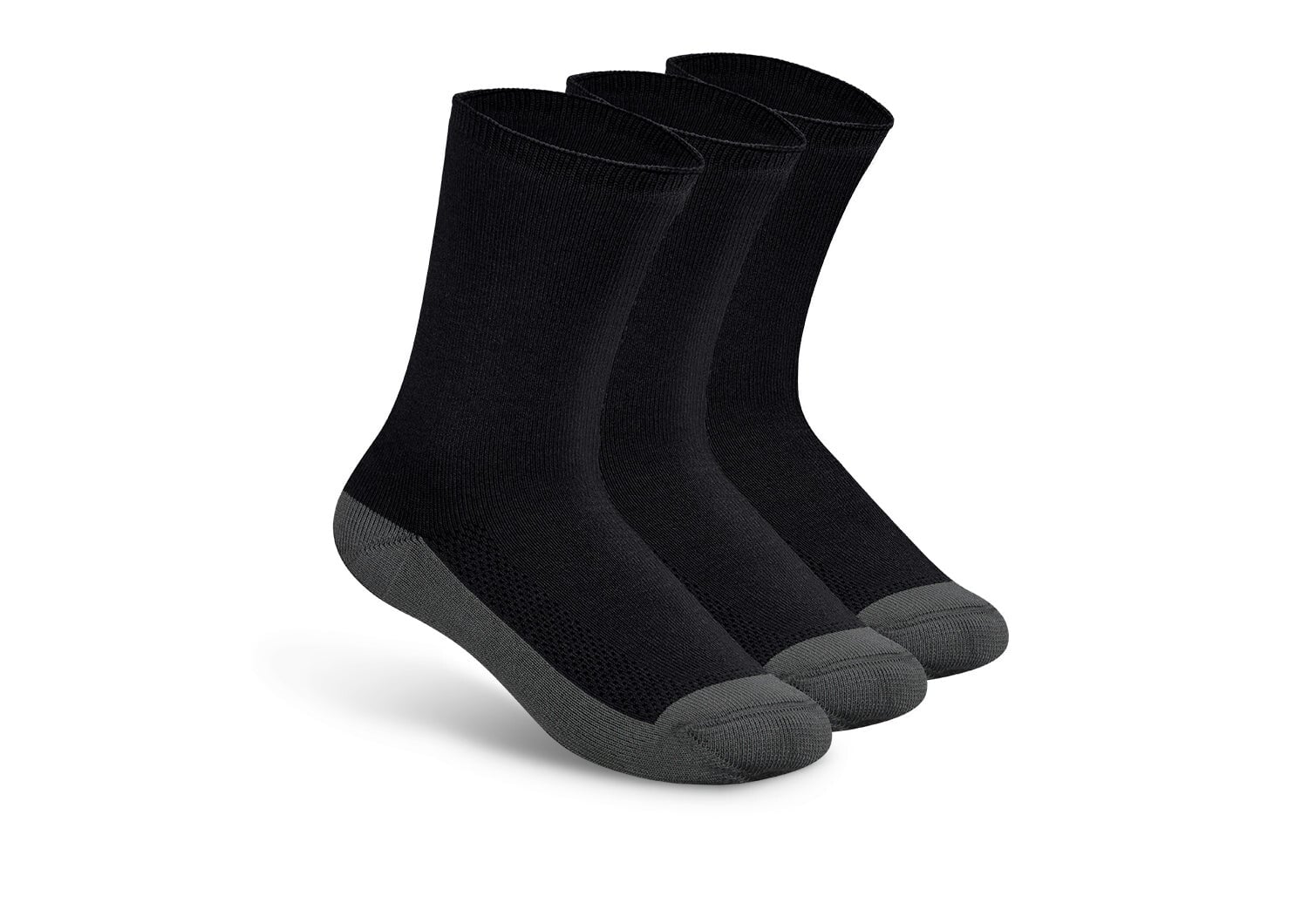 Orthofeet EXTRA ROOMY SOCKS - Charcoal