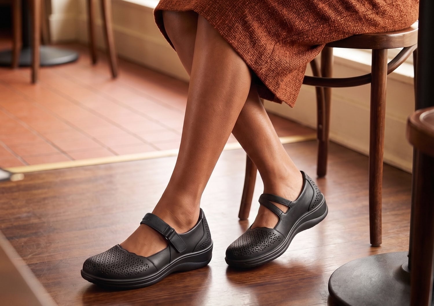 Orthofeet JULIE - Black/black