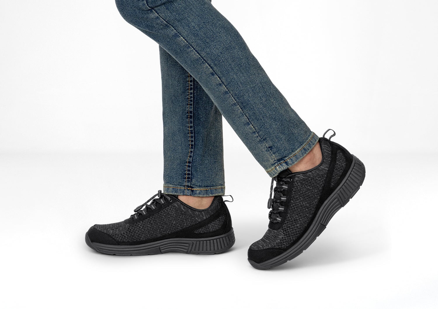 Orthofeet LAVA NO TIE - Black