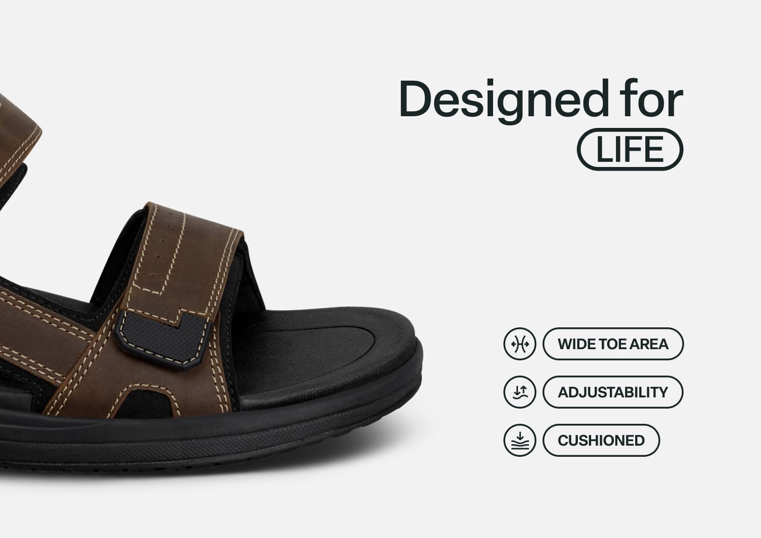 Orthofeet MERCURY - Brown