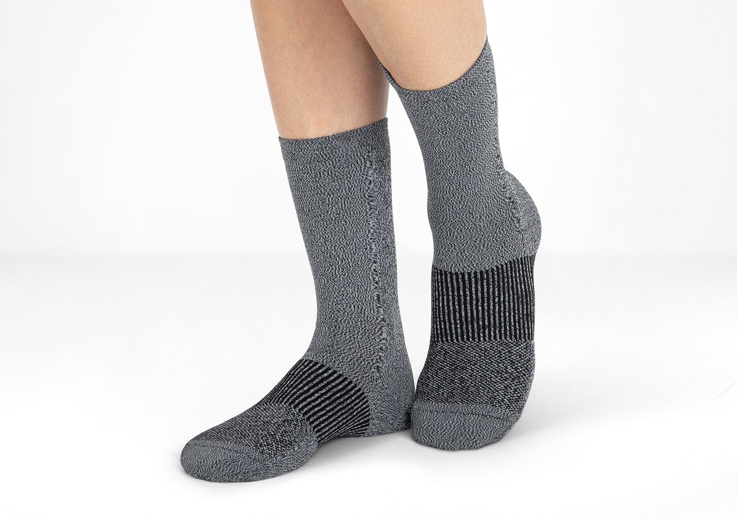 Orthofeet MID CALF COMPRESSION SOCKS - Gray
