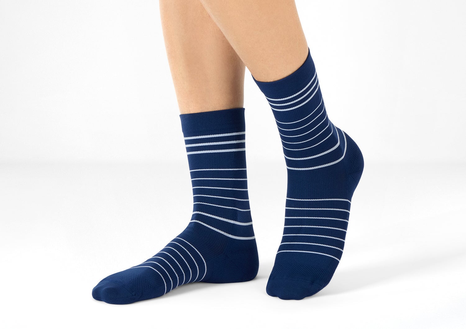 Orthofeet MID CALF COMPRESSION SOCKS - Navy