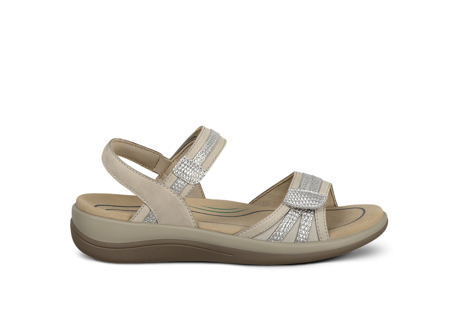Orthofeet PALOMA - Taupe Metallic