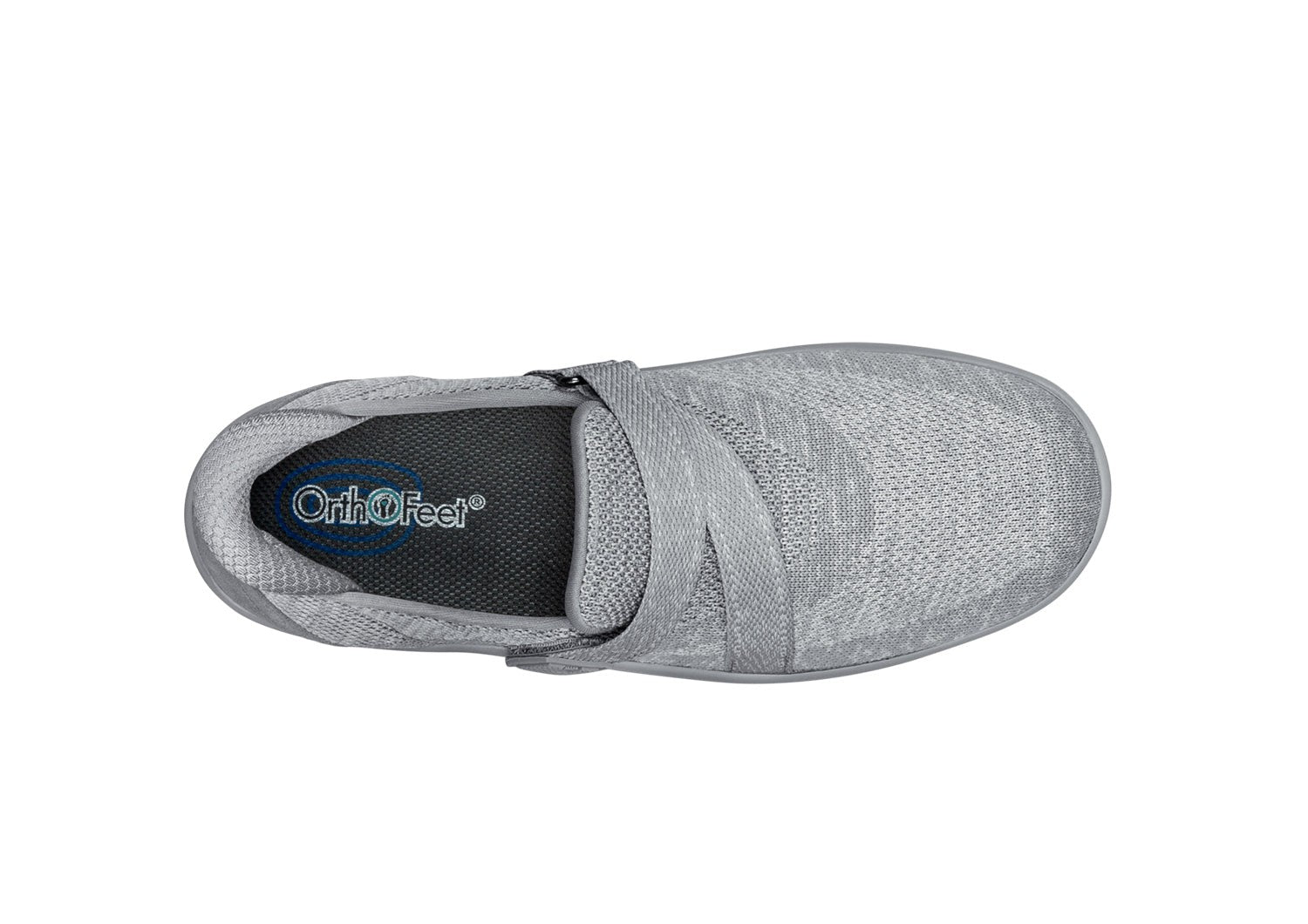 Orthofeet Amalya Women's Casual - Gray - Bird's Eye View - 5