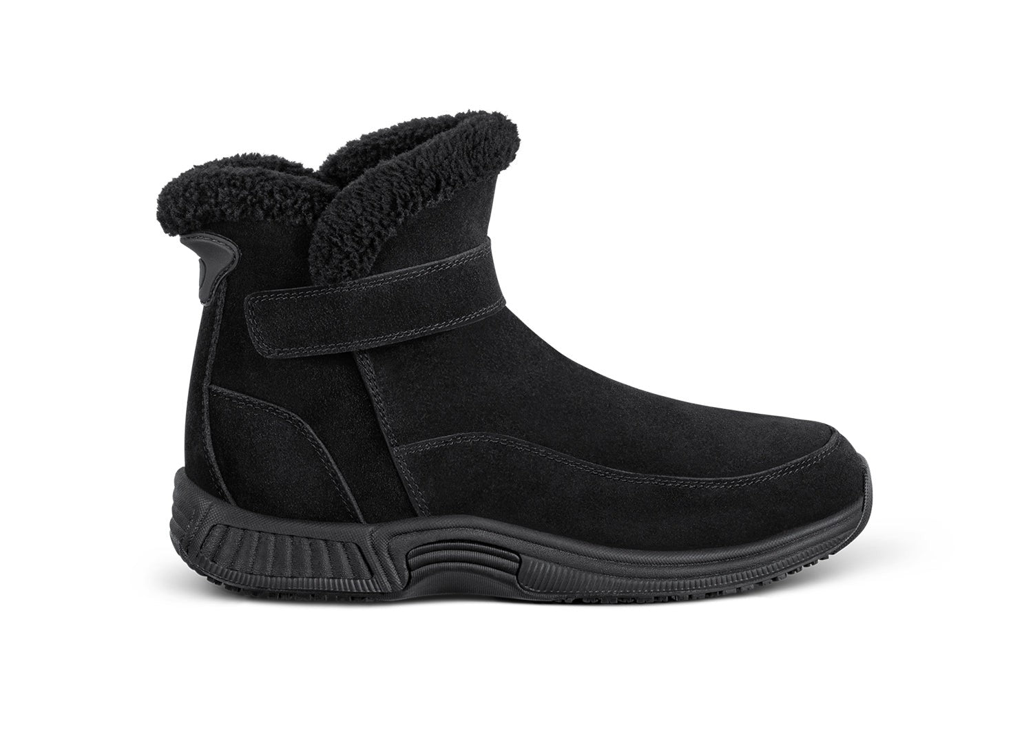 Orthofeet Bliss Hands-Free Ortho-Cushion Comfort Women's Boots in Black