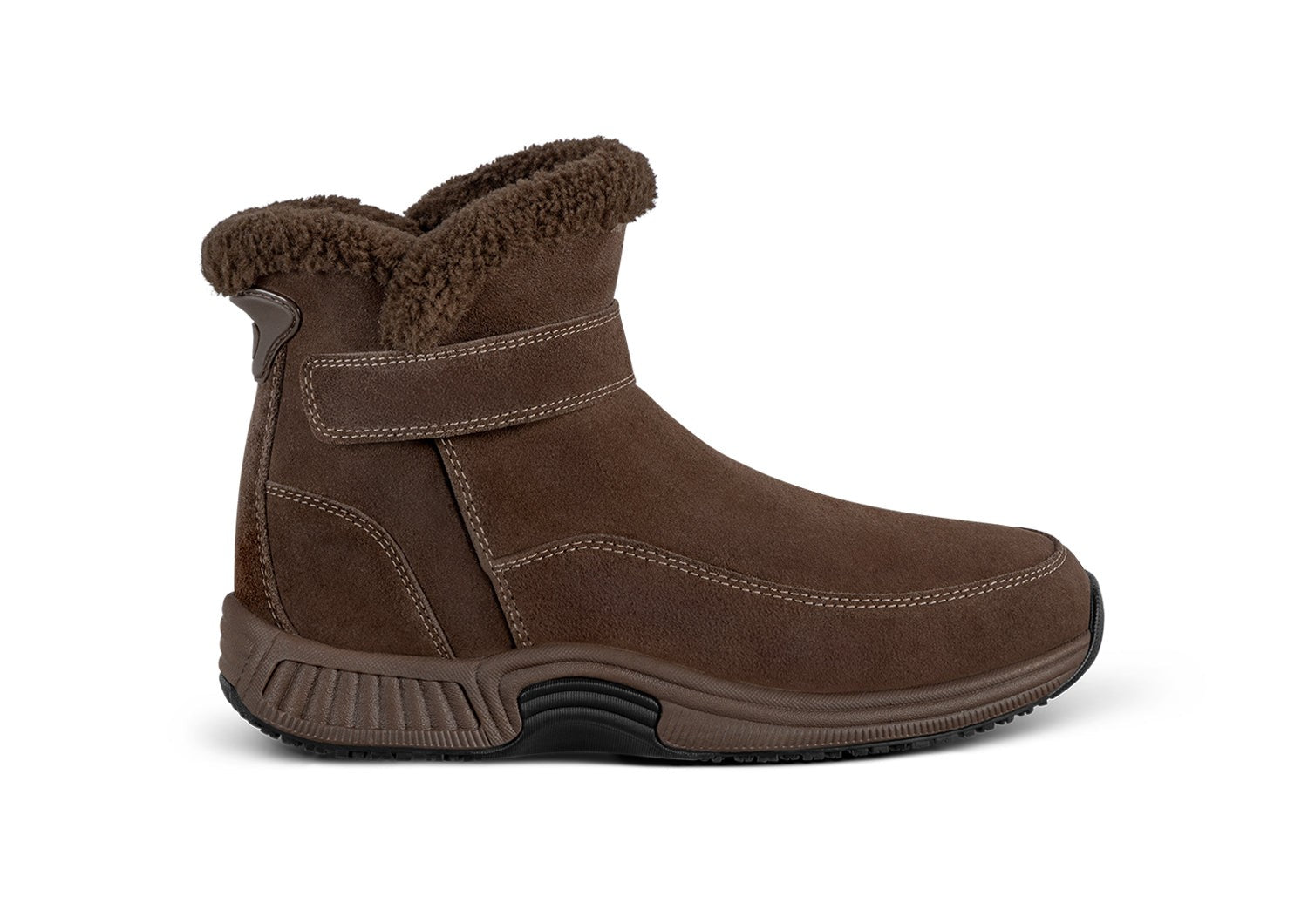 Orthofeet Bliss Hands-Free Ortho-Cushion Comfort Women's Boots - Brown - Product View - 1