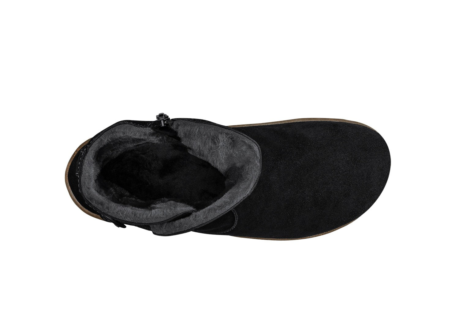 Orthofeet Claire Cushioned Support Women's Boots - Black - Bird's Eye View - 7