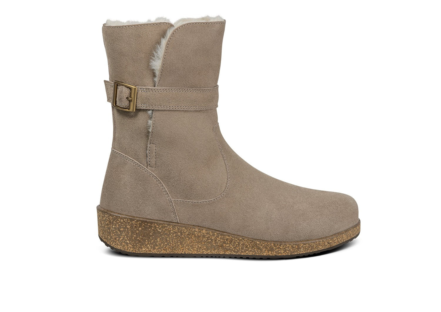 Orthofeet Claire Cushioned Support Women's Boots in Taupe