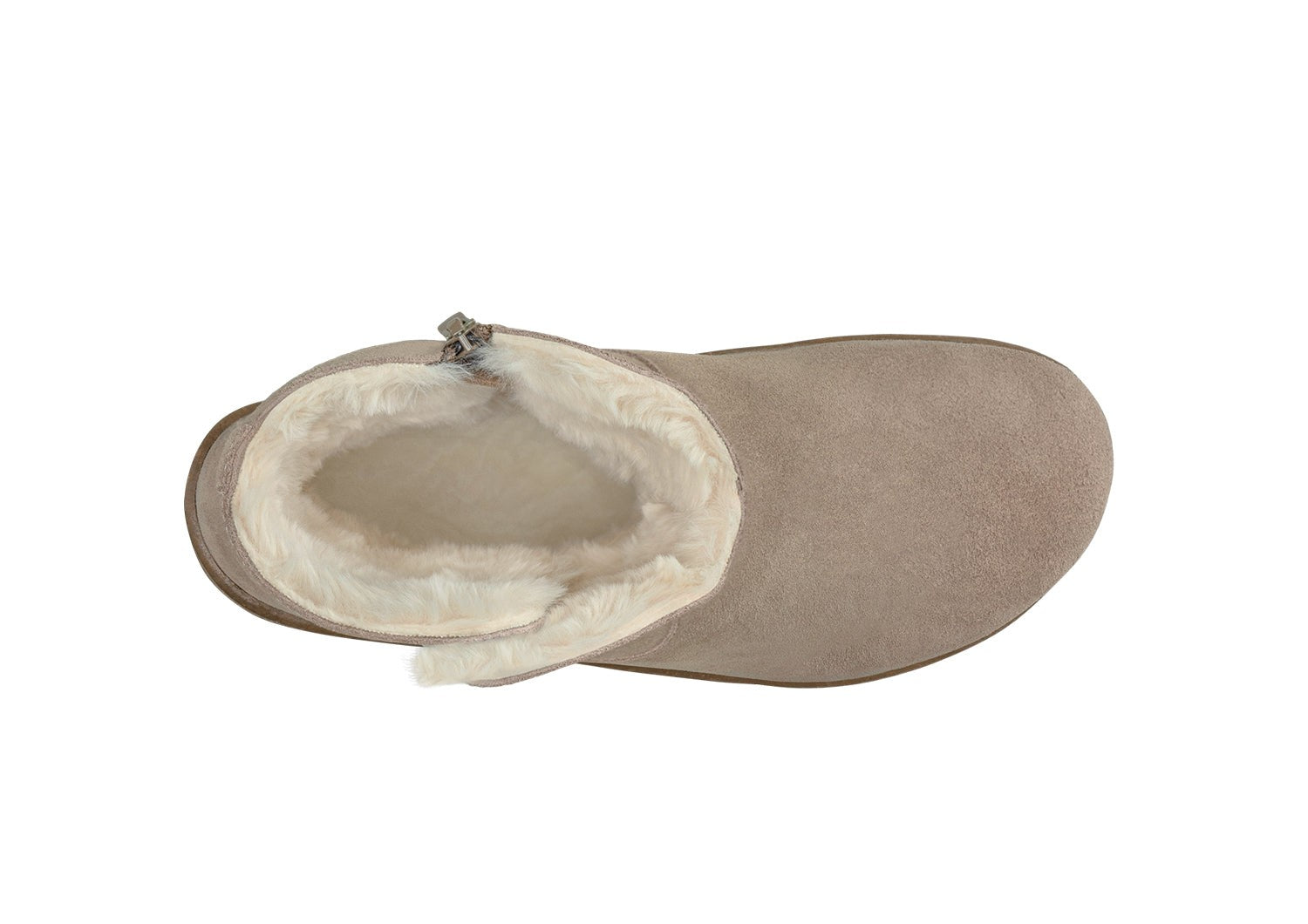 Orthofeet Claire Cushioned Support Women's Boots - Taupe - Bird's Eye View - 6
