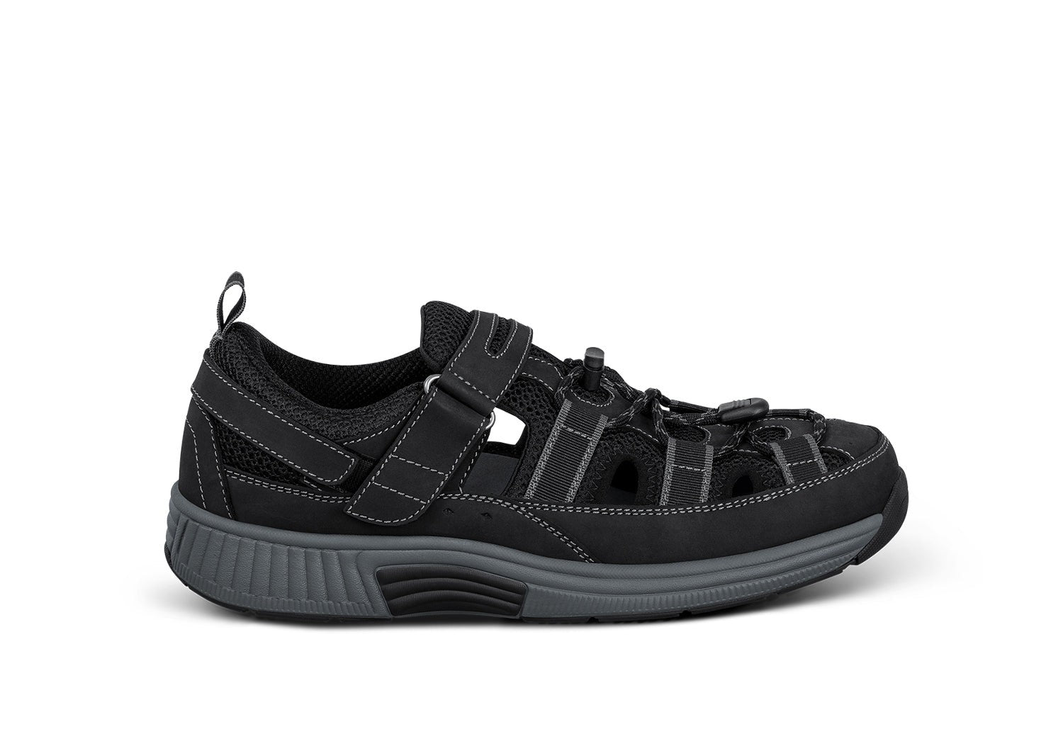 Orthofeet Clearwater Supportive Men's Sandals in Black