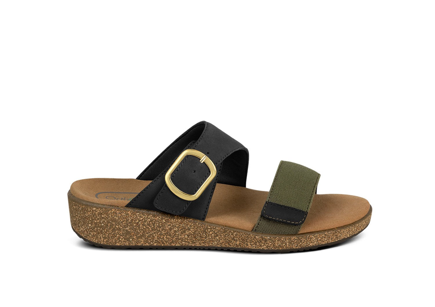 Orthofeet Cybill Comfortable Support Women's Sandal in Black